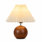 Yusia - Pleated Mushroom Table Lamp