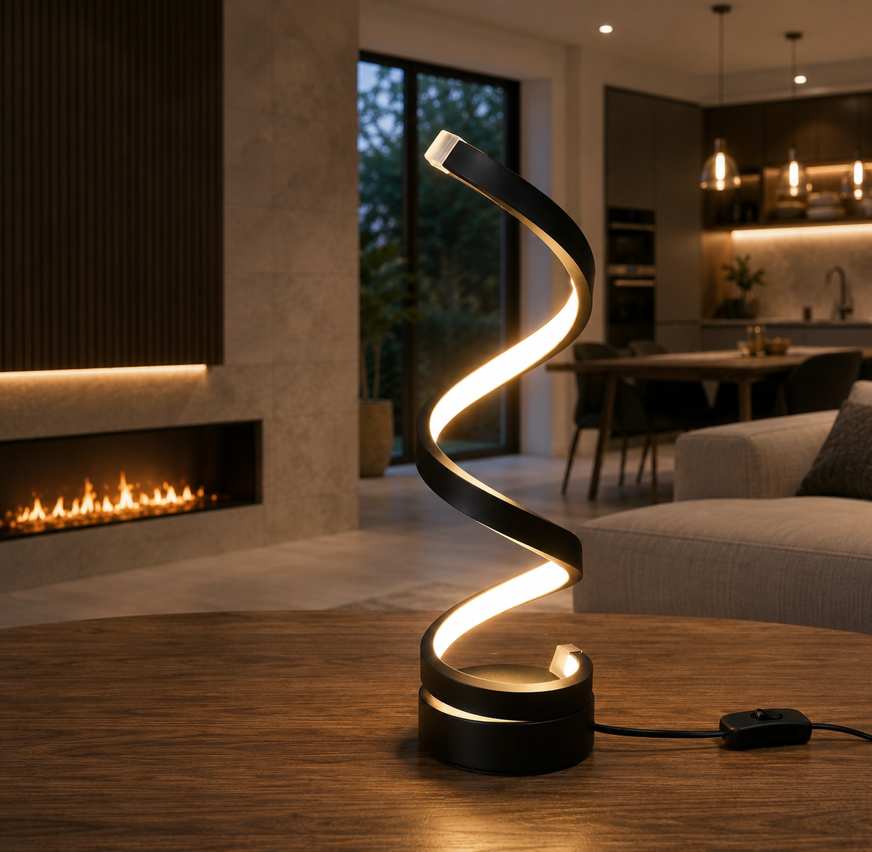 Liton - LED Spiral Design Table Lamp