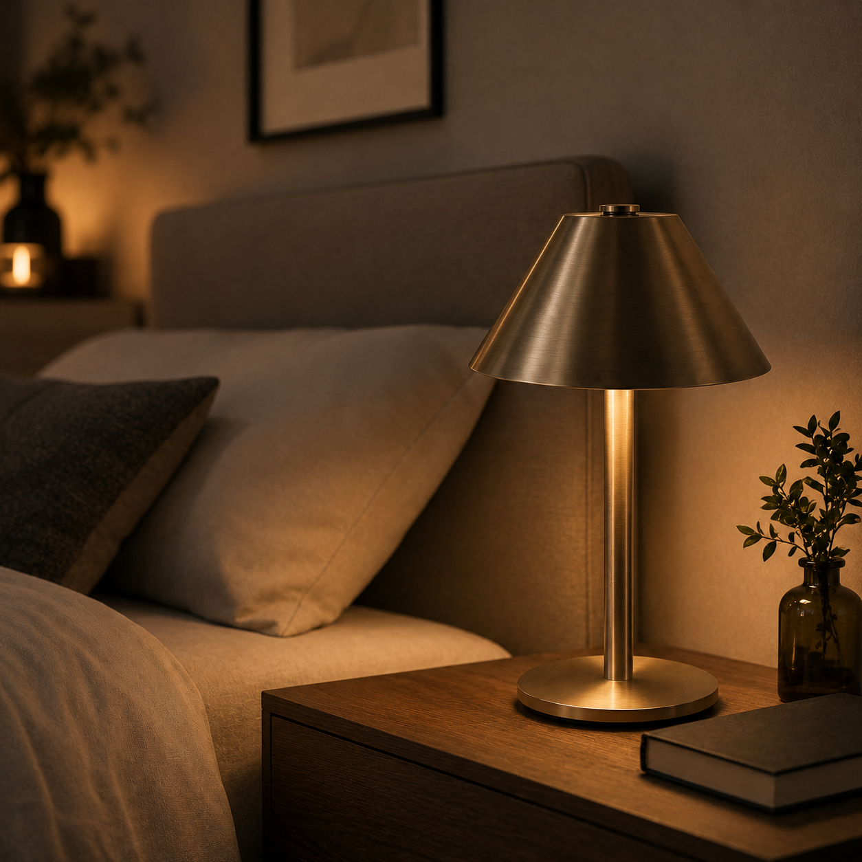 Laqua - Cordless Ripple Touch Table Lamp